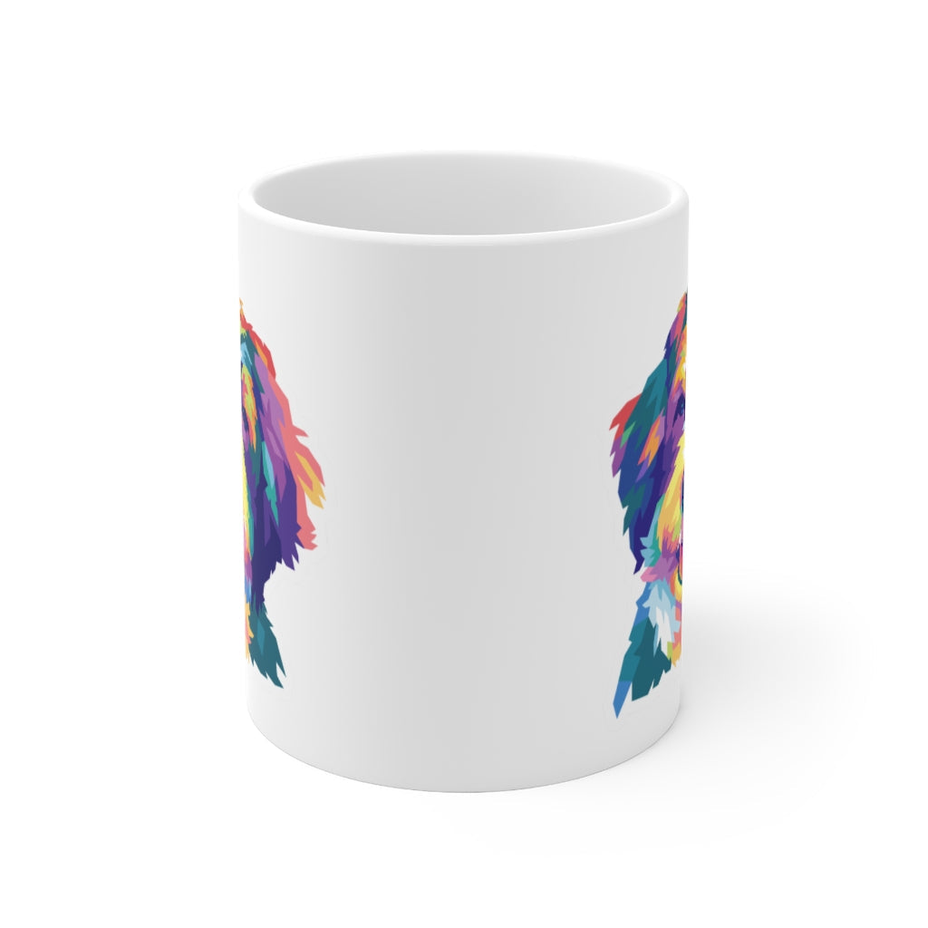 Colorful Bernedoodle Mug