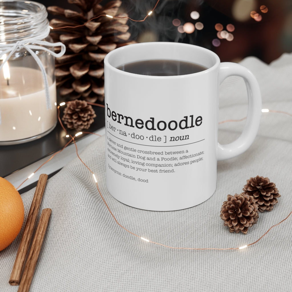 Bernedoodle Fun Definition Mug