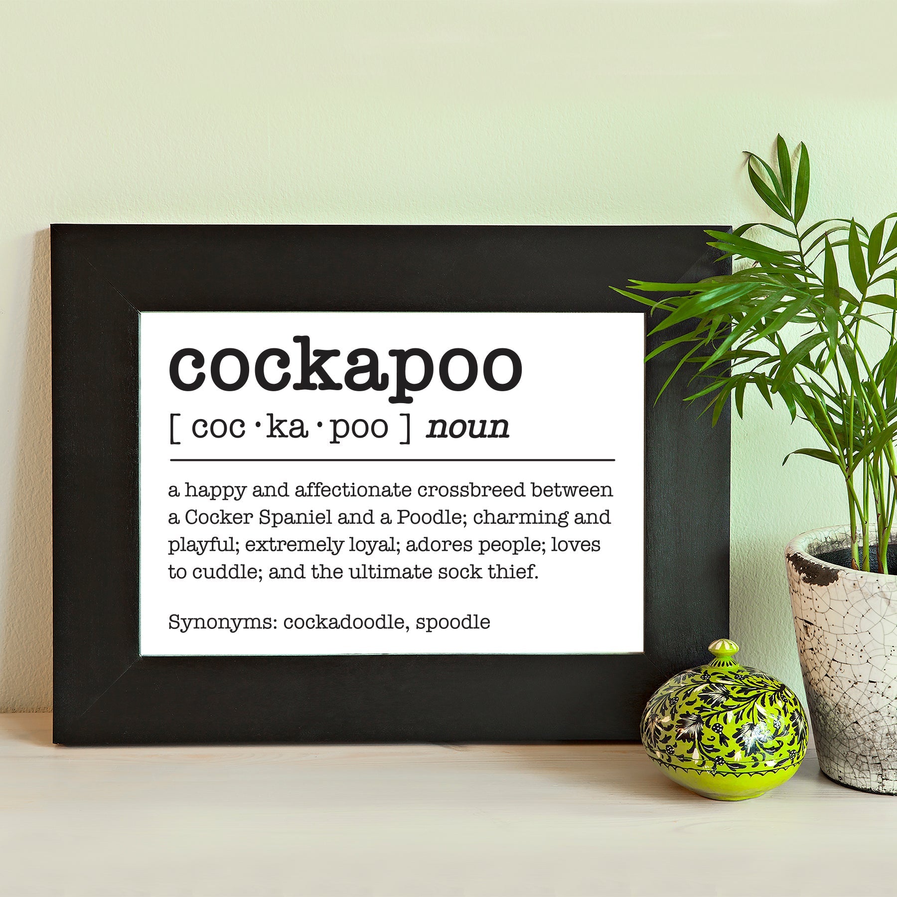 Doodle Dog Dictionary Definition Prints - 2 sizes