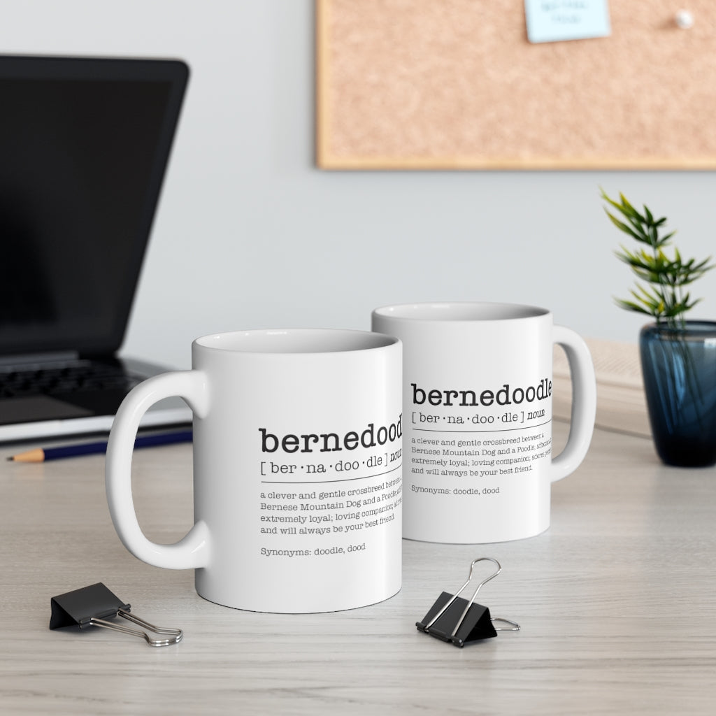 Bernedoodle Fun Definition Mug