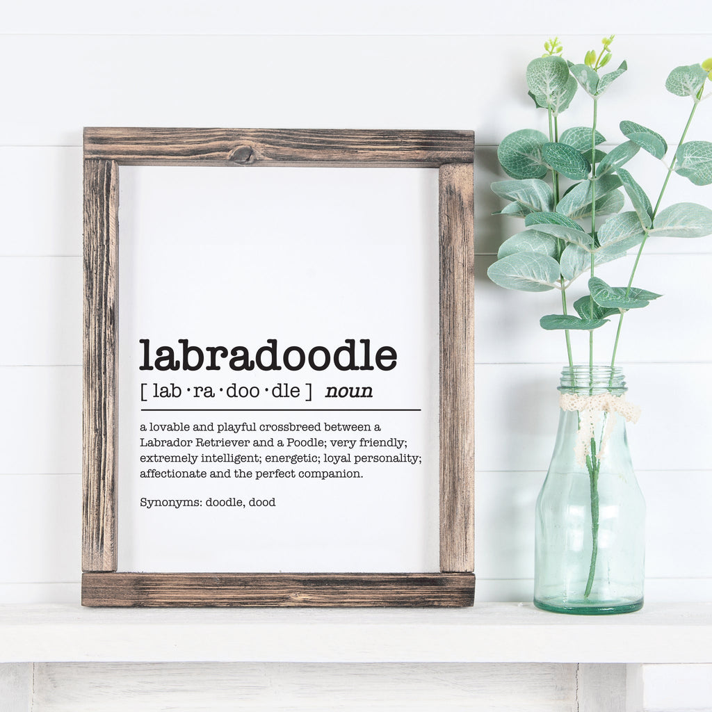 Doodle Dog Dictionary Definition Prints - 2 sizes
