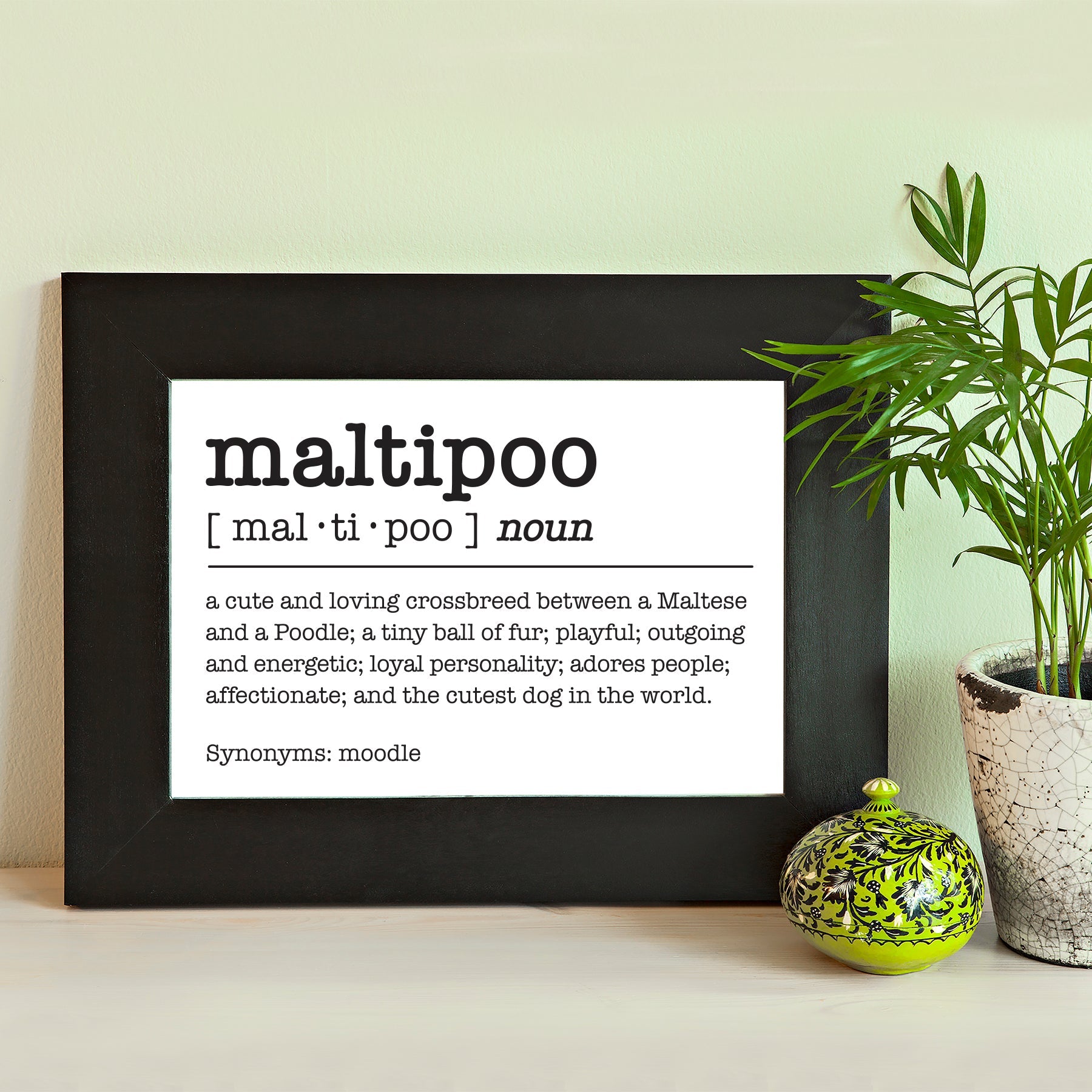 Doodle Dog Dictionary Definition Prints - 2 sizes