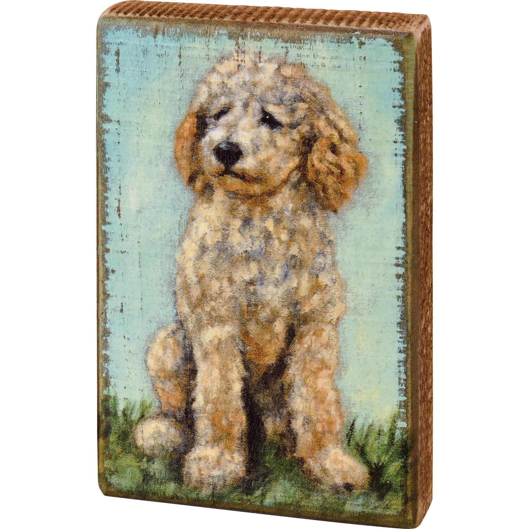 Mini Goldendoodle Labradoodle Block Sign