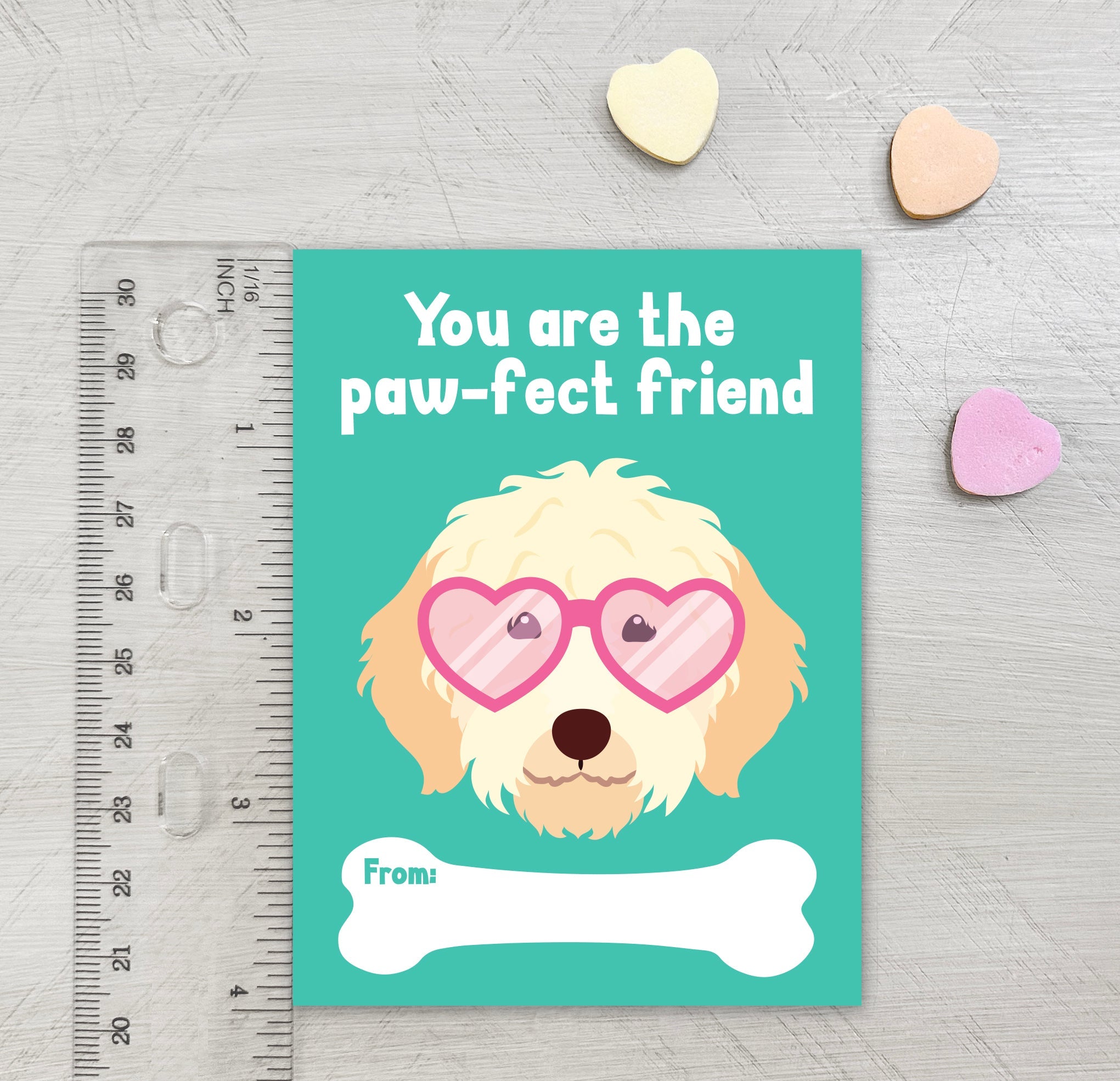 Valentine's Day Cards Kids - Printed Set of 24